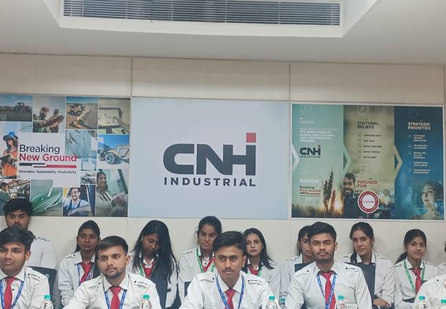 Industrial Visit To Cnh Industrial, Greater Noida (U.p.) Organised By B.com Department On 30th April 2024