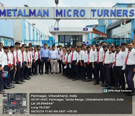 Industrial Visit Report At Metalman Micro Turners (A Unit Of Metalman Auto), Pantnagar (Uttrakhand)