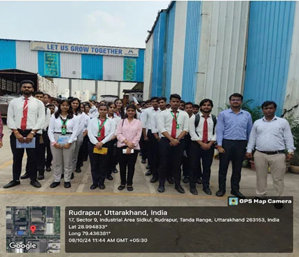 Industrial Visit Report At Metalman Micro Turners (A Unit Of Metalman Auto), Pantnagar (Uttrakhand)